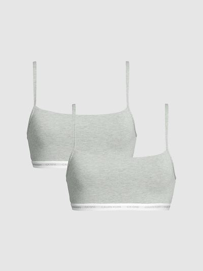 Calvin Klein Underwear HU973961 | Calvin Klein CK One String Női Bralette Szürke / Szürke